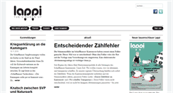 Desktop Screenshot of lappi.ch