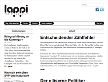 Tablet Screenshot of lappi.ch